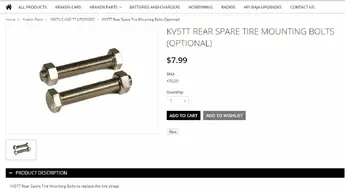 Kraken KV5TT Rear Spare Tire Mounting Bolts.JPG
